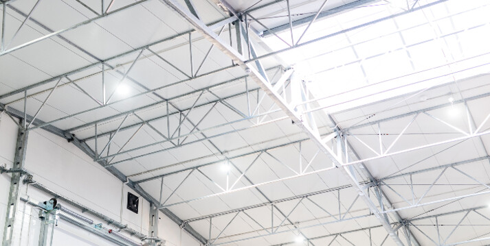 doświetlenie hali magazynowo produkcyjnej